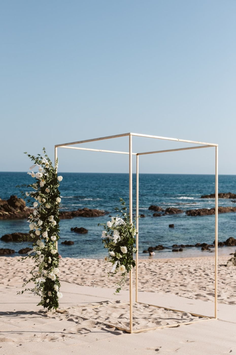 beach wedding decor grand fiesta americana cabo